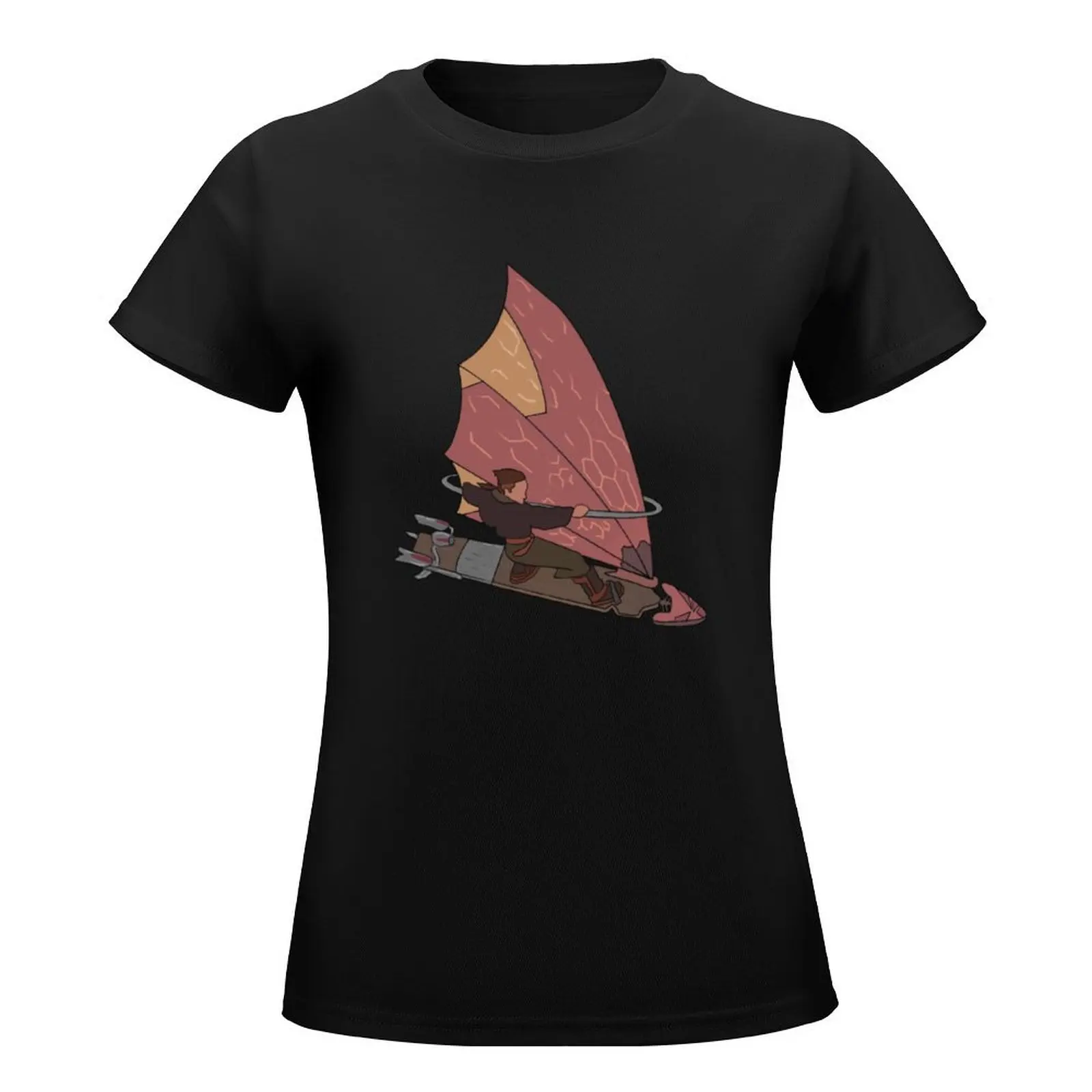 Treasure Planet, Jim Hawkins _amp_ Solarsurfer T-Shirt funny animal print heavyweights cat shirts for Women