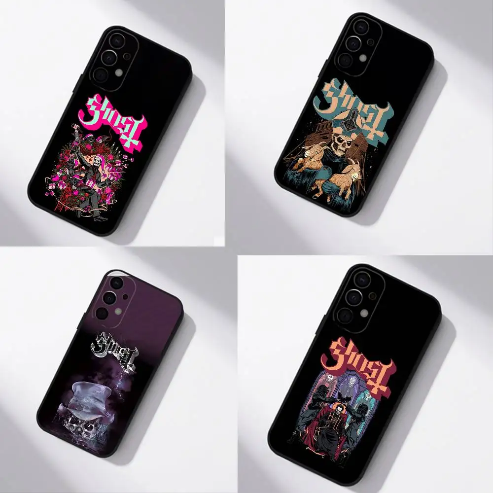 

Ghost Heavy Metal Band Phone Case For Samsung S25,S24,S21,S22,S23,S30,Ultra,S20,Plus,Fe,Lite,5G Black Cover