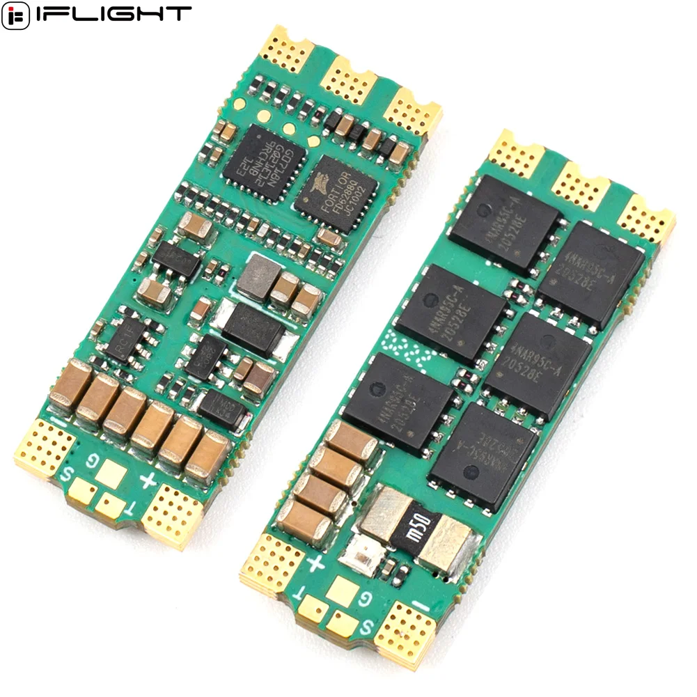 

IFlight BLITZ E55 Single 55A 2-6S ESC поддержка Dshot600 Proshot, Oneshot, Multishot для FPV гоночного дрона с большим диапазоном 35*13 мм