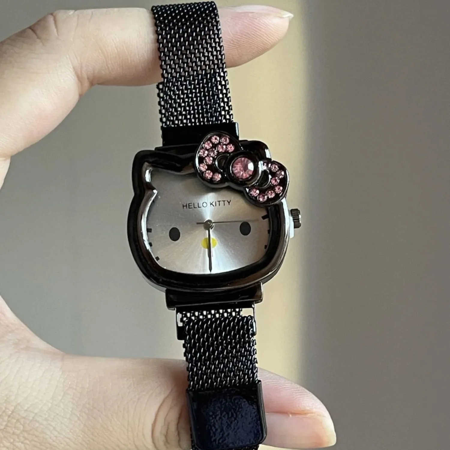 Anime Sanrio HelloKitty Stylish Quartz Watch Cute and Kawaii Cartoon Design Ins Vibe 2026 Gift Set for Best Friend Birthday view 4