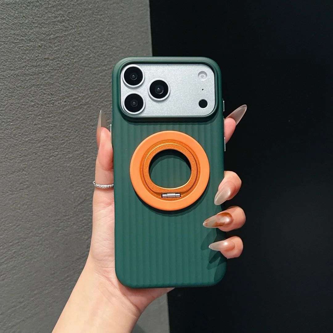 

For iPhone 17 Pro Max Case Protective Strap Look With Phone Holder Mobile Phone Back Cover