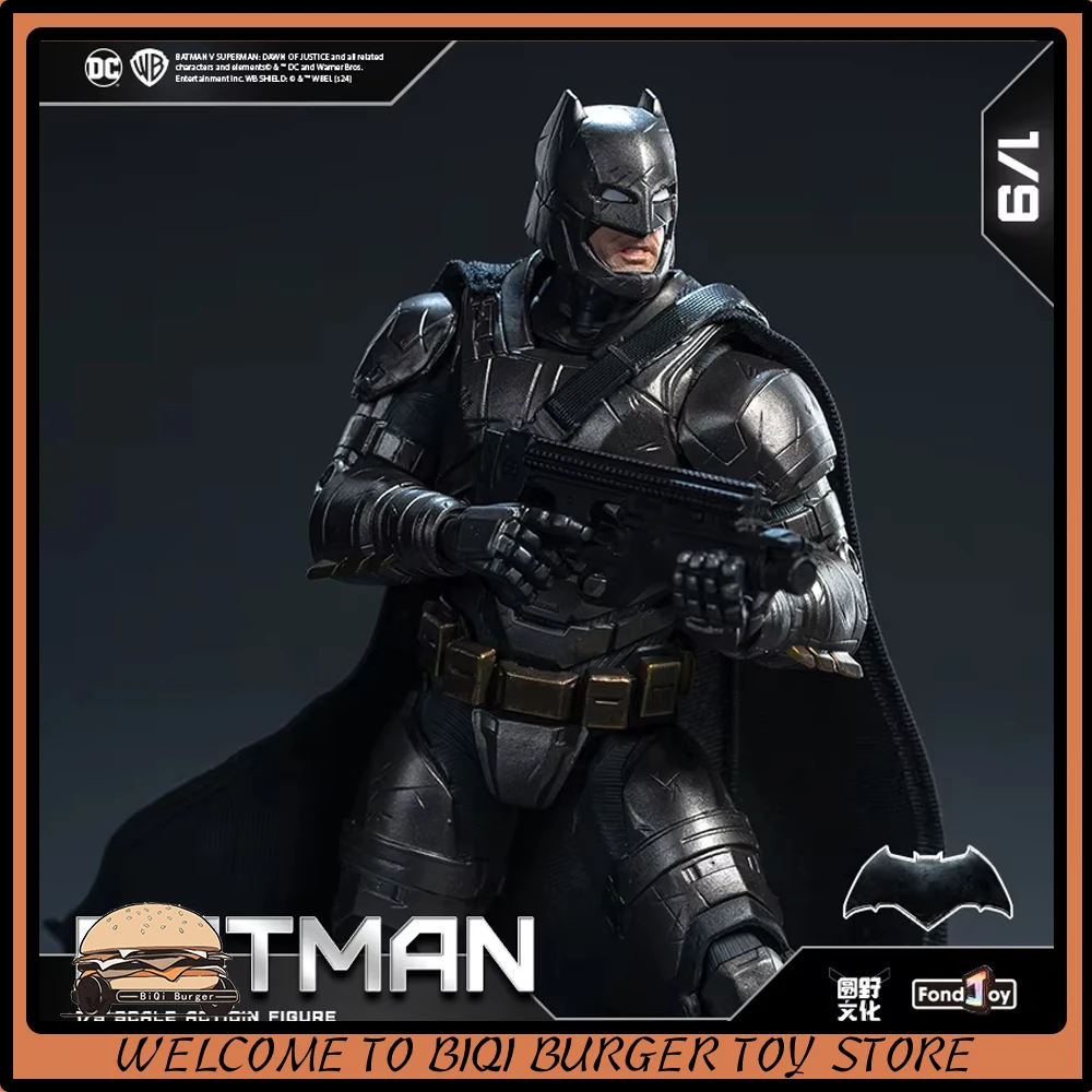 Original Fondjoy Armored Batman Figure 1/9 BATMAN Action Figure DC Justice League Figures Detective Comics PVC Model Kid Toy