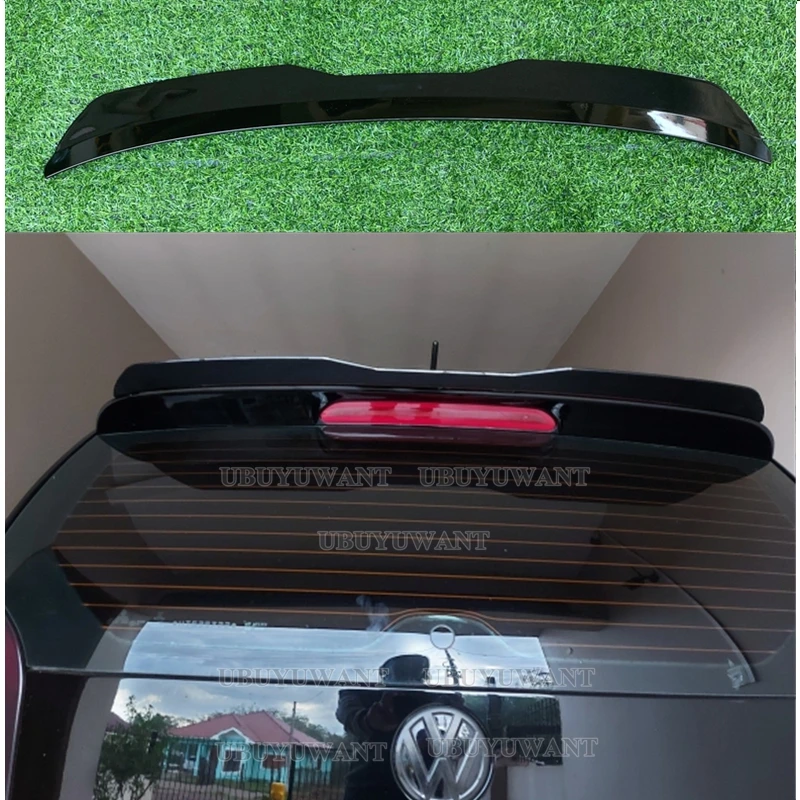UBUYUWANT For Volkswagen VW UP e-UP R-Line ABS Plastic External Rear Spoiler Trunk Boot Tail Wing Car Accessories