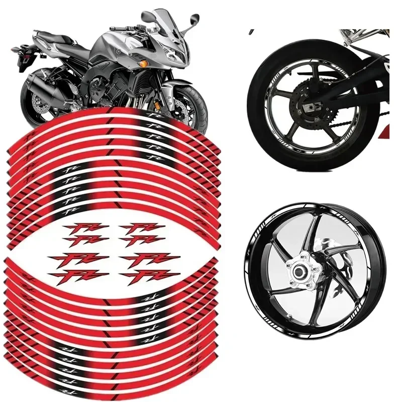 For YAMAHA FZ1 FZ6 FZ8 FZ25 FZ6 FZ150 FZ350 FZ400 FZ7 FZ750 FZ8 Motorcycle Motor Parts Contour Wheel Decoration Decal Sticker-C