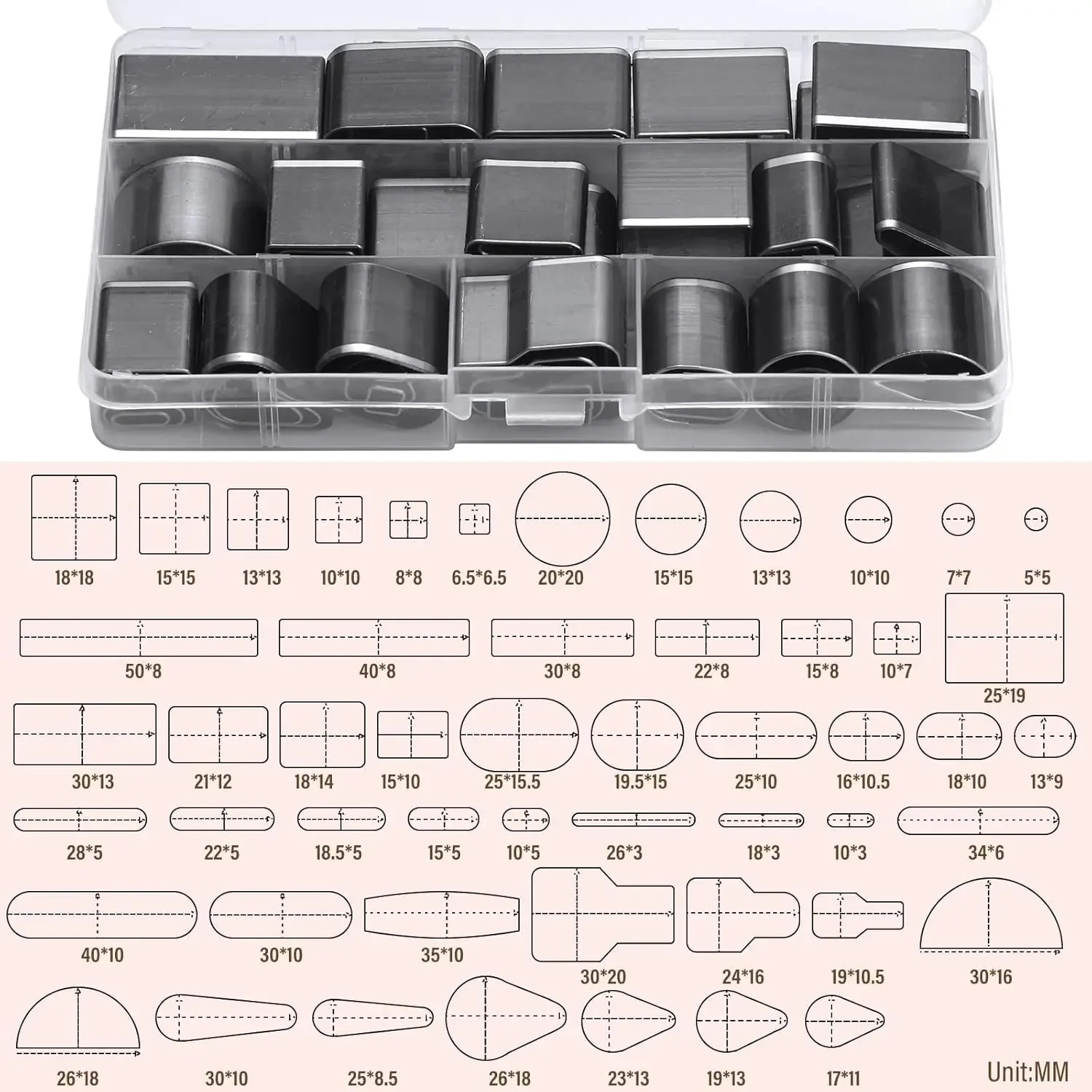 KAOBUY 24/52/55 شكل الجلود ثقب أداة تخريم للأحزمة جوفاء لكمة القاطع أداة ثقب لكمة القاطع للحرف اليدوية ذاتية الصنع