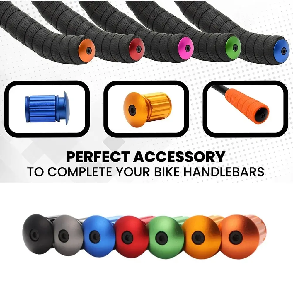 Mountain Road Bike Handlebar End Plugs Aluminum Alloy Expansion MTB Bicycle Grips Handlebar End Plugs Cycling accessories