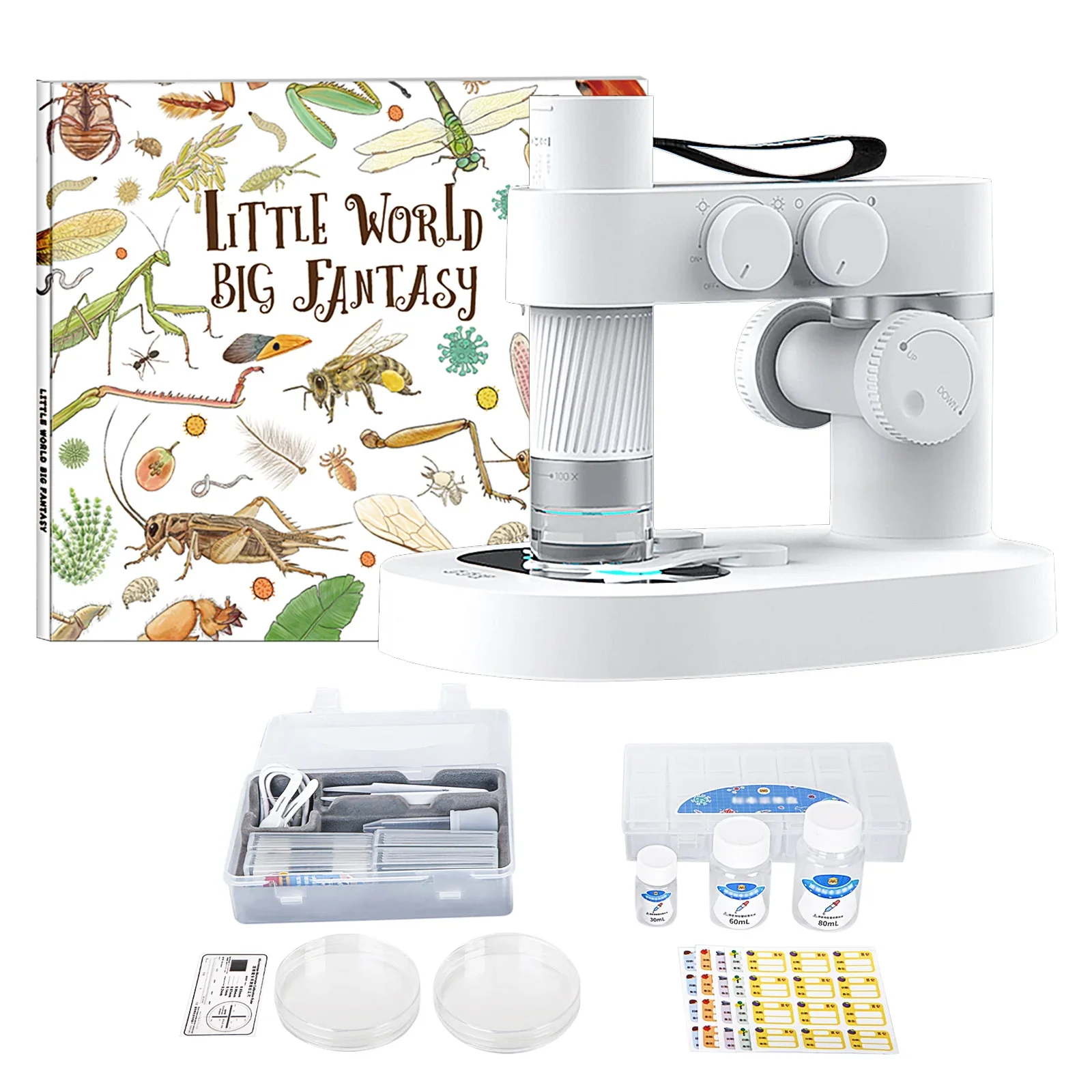 zz للصين علي بابا المورد عدسة مكبرة إلكترونية مختبر البحث الأحياء الطلاب واي فاي المجهر الذكي #3