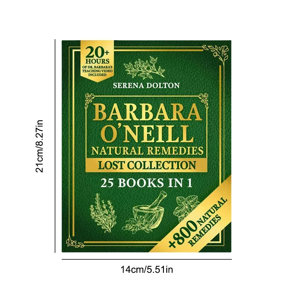 6025 العلاجات العشبية المفقودة مجموعة كتاب وصفة الشفاء الذاتي مجموعة كاملة سرية لاكتشاف الرفاهية والخالية من السامة