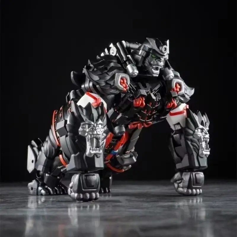 Transformed If Ex-75 Optimus Primal Figure Beast Wars Iron Samurai Series Anime Figurine Models Statue Collectible Toys Gifts