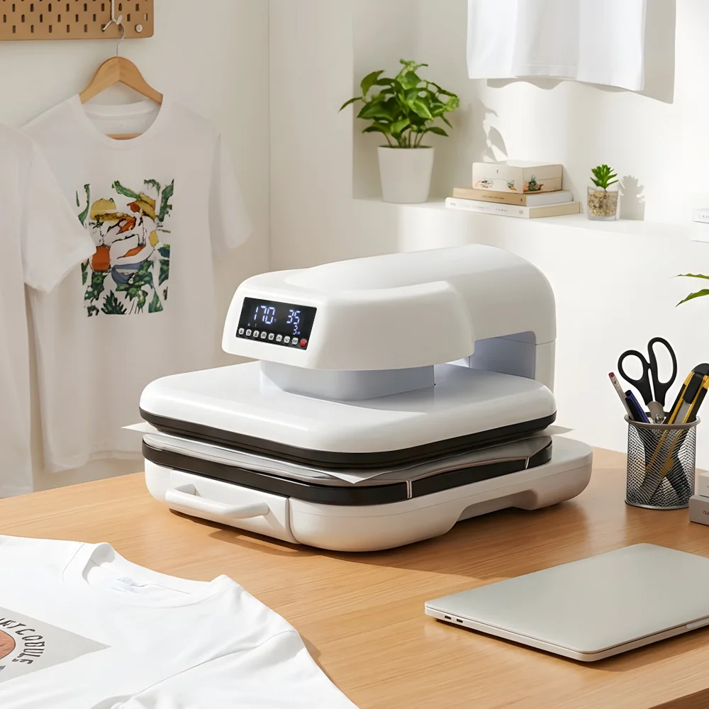 Electric Automatic Smart Heat Press Machine 3rd Gen 38x38cm T-Shirt Garment Transfer Printer