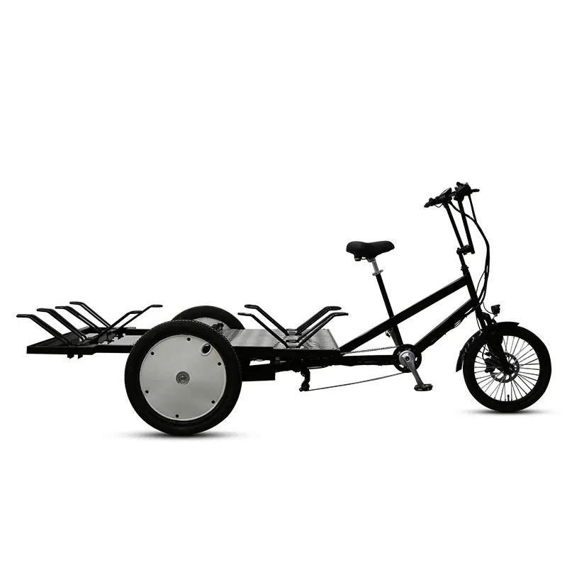 Tourism Flat Commodity Bicycle Bracket Steel Frame Electric Tricycle Three-wheeled electric freight tricycle City Street