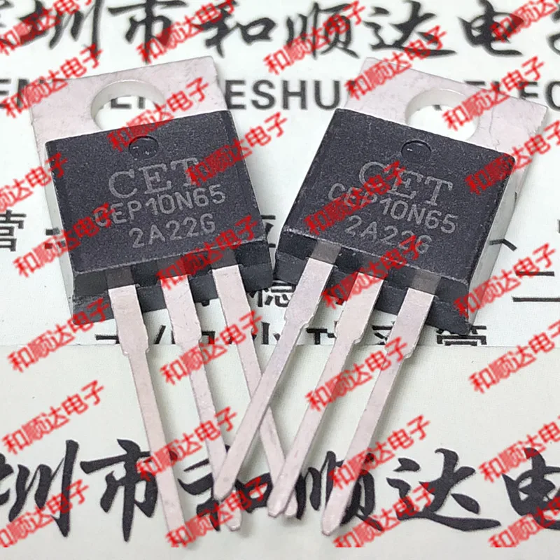 New (5piece)  CEP10N65  TO-220 650V 10A