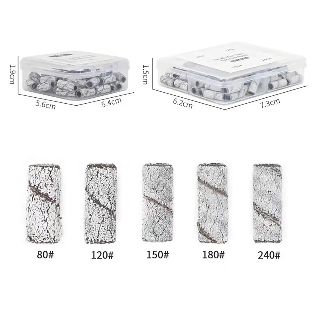 إكسسوارات صغيرة لملفات صنفرة طلاء الأظافر، مستلزمات فنية للأظافر المتينة، لقم ثقب الأظافر، أشرطة صنفرة الأظافر العالمية