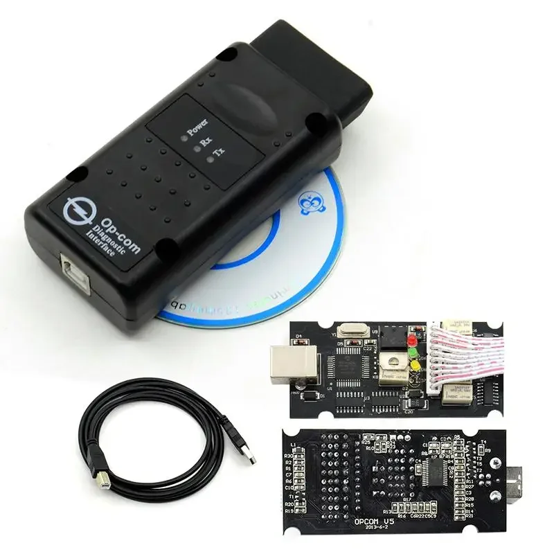 2021 200603a OPCOM V5 PIC18F458 OP COM 1.99 Support Flash Firmware Update OP-COM CAN BUS OBD2 Car Diagnostic Tool For Opel