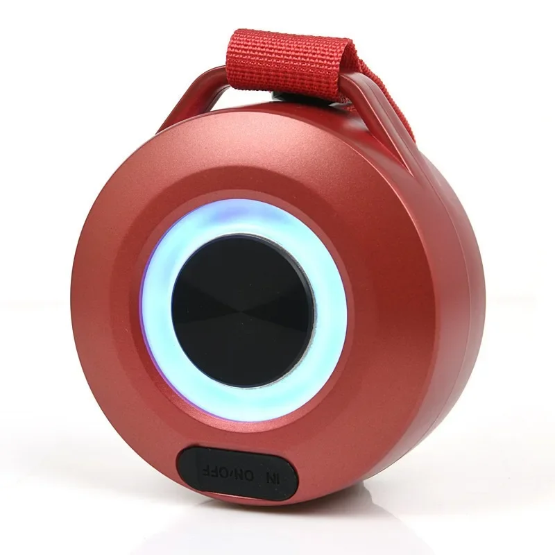 

LED Luminous Outdoor Speaker, Waterproof, Wireless Bluetooth Subwoofer, Home Pendant, Portable, 7 Lights, Stereo