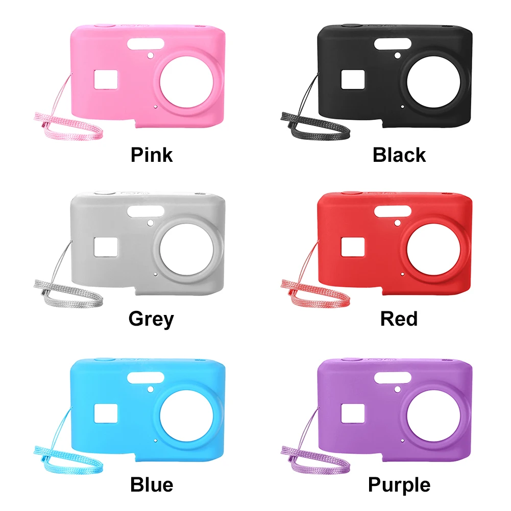 For KODAK PIXPRO FZ45 Slim Fit Camera Bag Solid Color Lightweight Camera Sleeve Wear Resist Camera Body Cover Camera Accessories