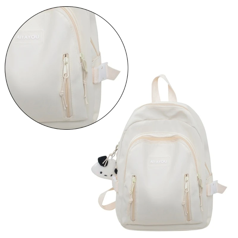 Mochila para niña Mochila versátil Bolso hombro con doble correa Mochila viaje