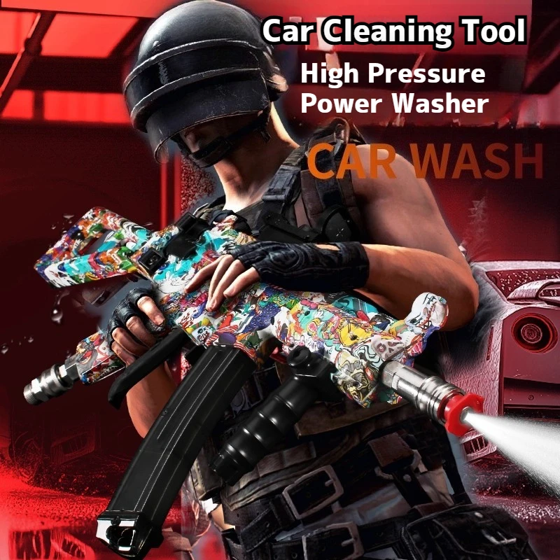 UMP45 car washing machine high pressure powerful household water gun portable PA pot foam pot