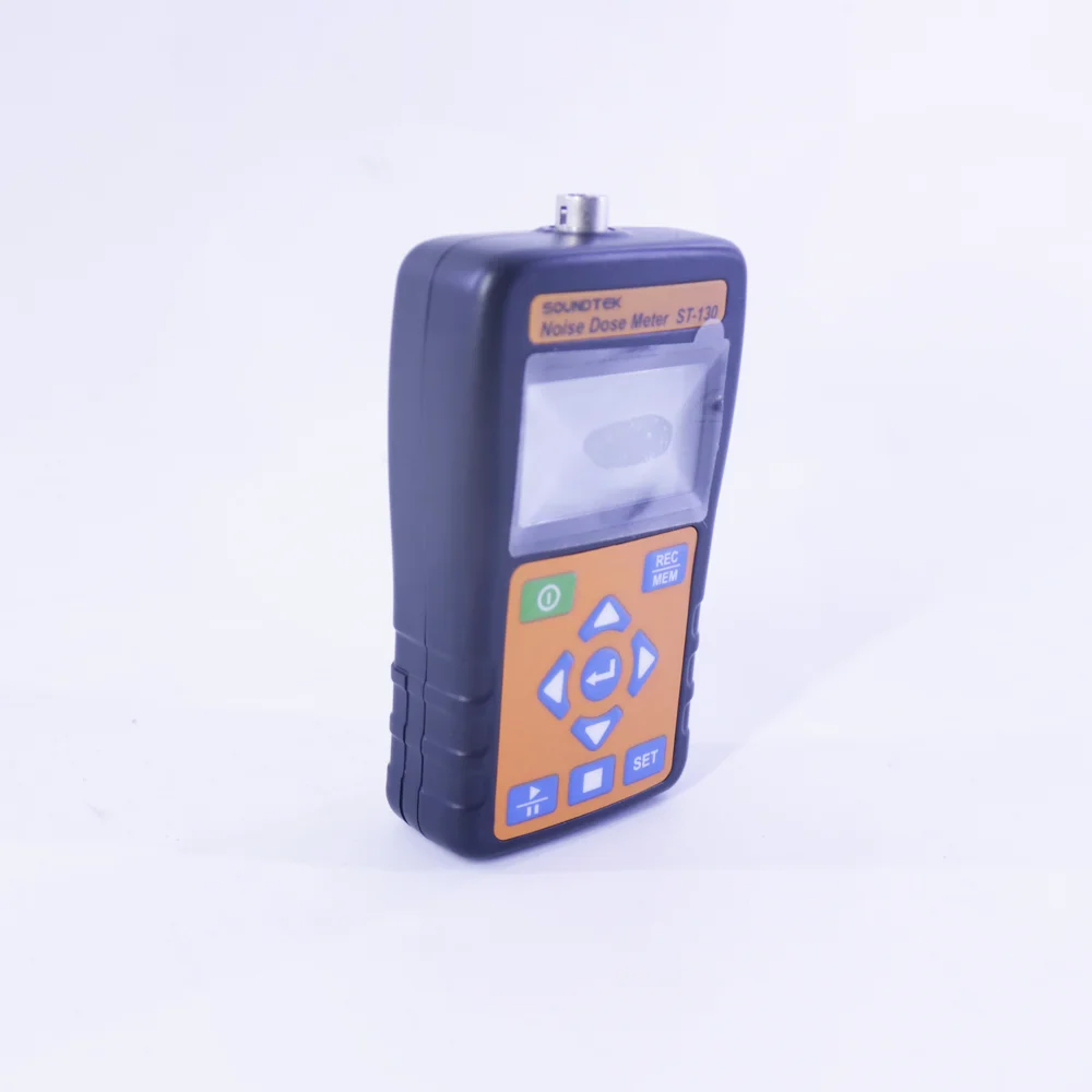 مقياس الجرعات الضوضاء الرقمي ST-130، جهاز اختبار التعريض الضوضاء، مقياس مستوى الصوت A/C/Z مع مسجل البيانات #3