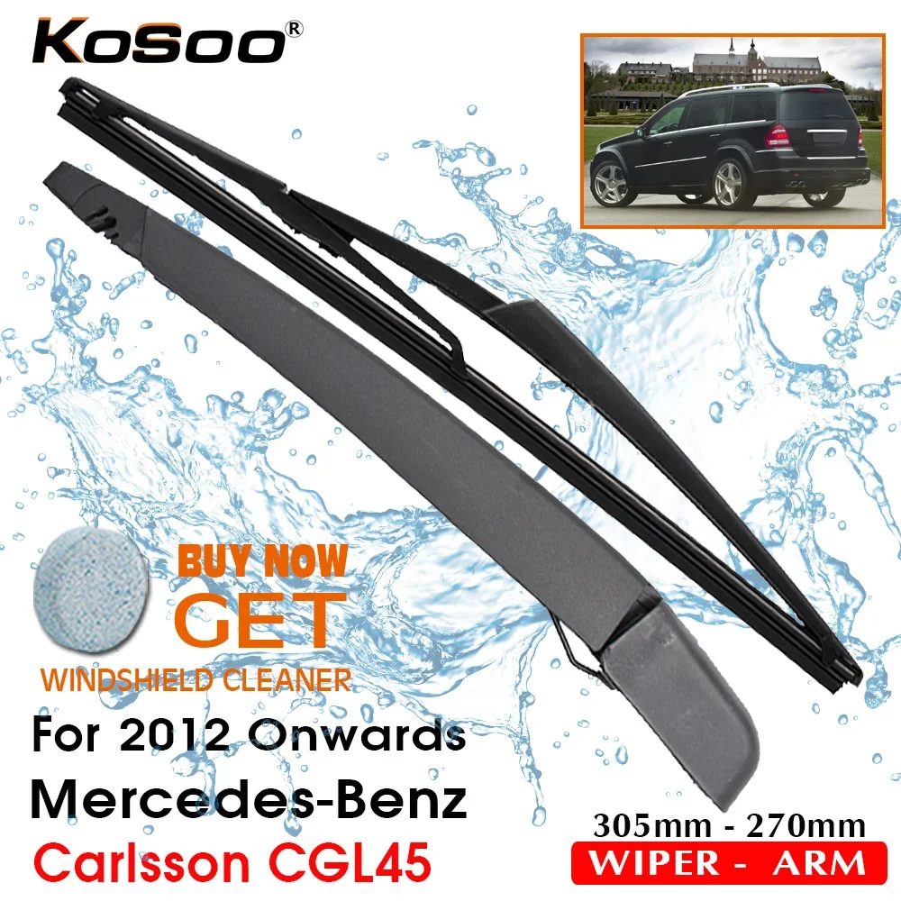 Auto Rear Wiper For Mercedes-Benz Carlsson CGL45,305mm 2012 Onwards Window Windshield Wiper Blades Arm,Car Styling Accessories