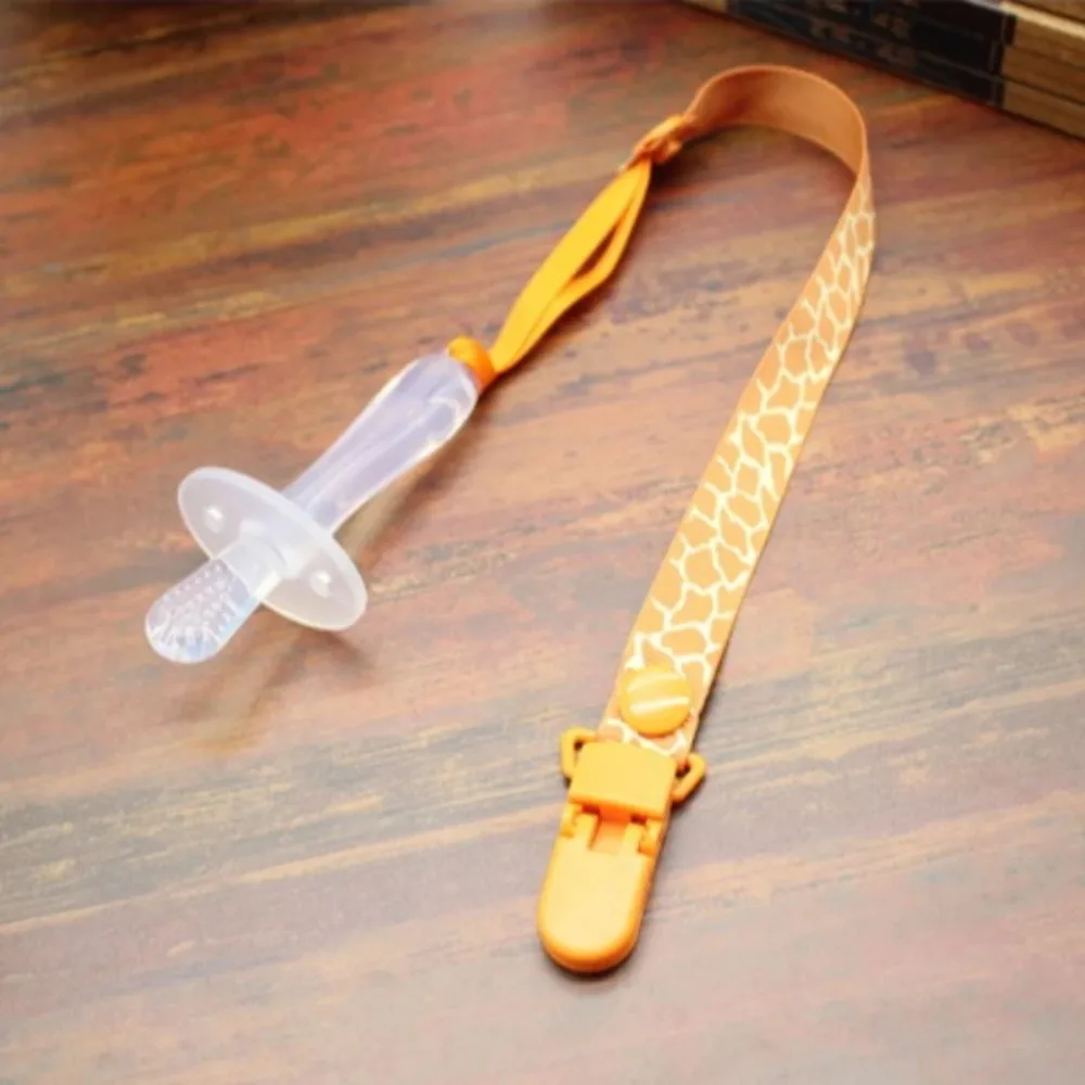 Baby Adjustable Pacifier Clip Strap Anti Drop Soother Leash Colorful Nipple Holder Accessories Prevent for Toddler Outdoor