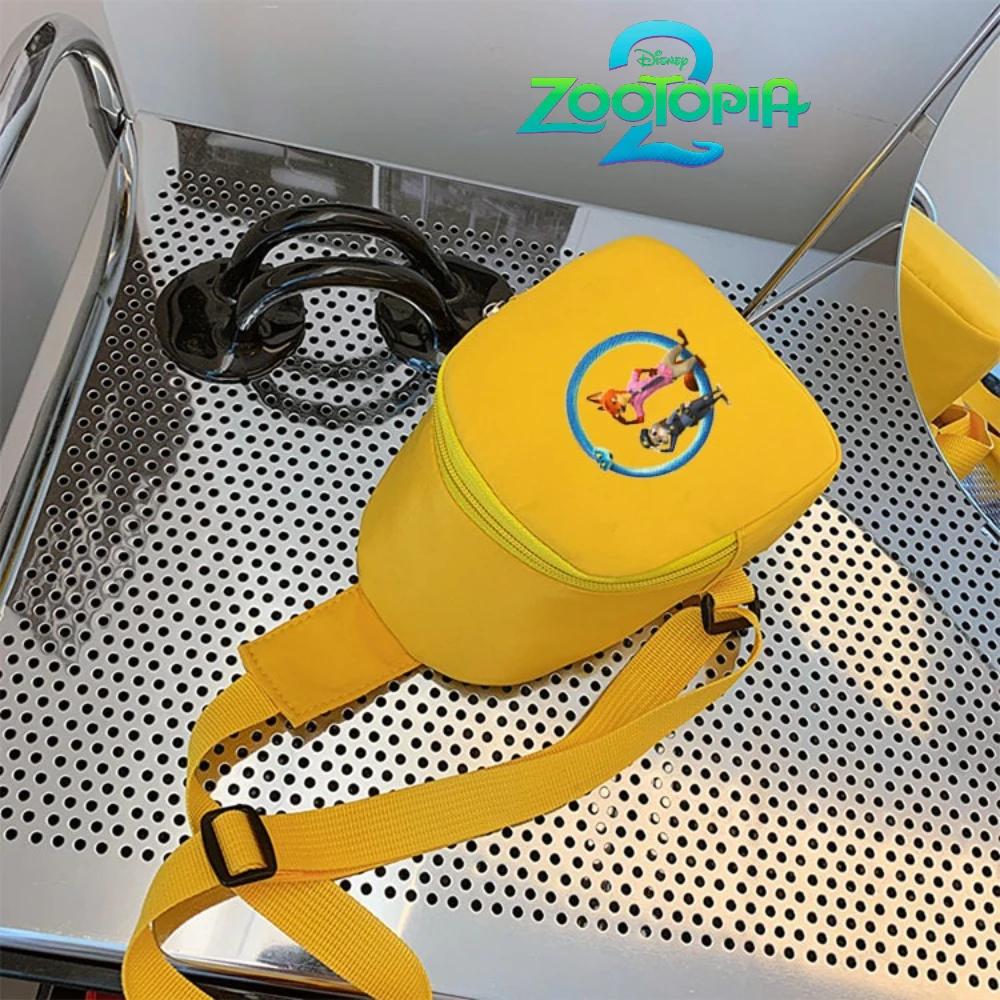 

Детская сумка-рюкзак в стиле Зоотопии, нейлоновая, легкая, для активного отдыха, спортивных мероприятий, парков развлечений, с функцией Hands Free