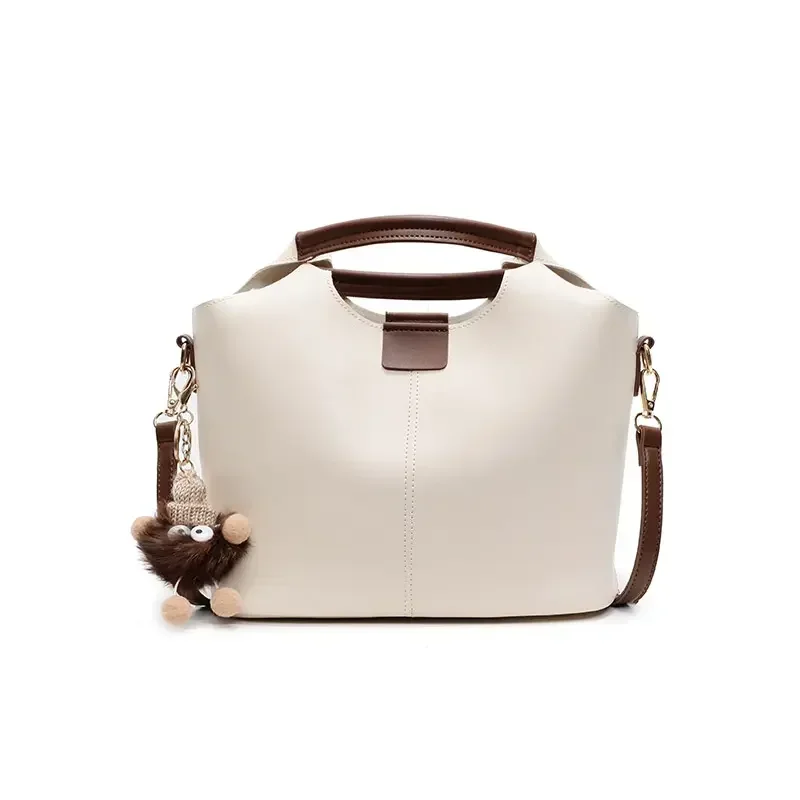 New style fashionable and simple Korean version versatile casual texture cute charm shoulder/crossbody bag