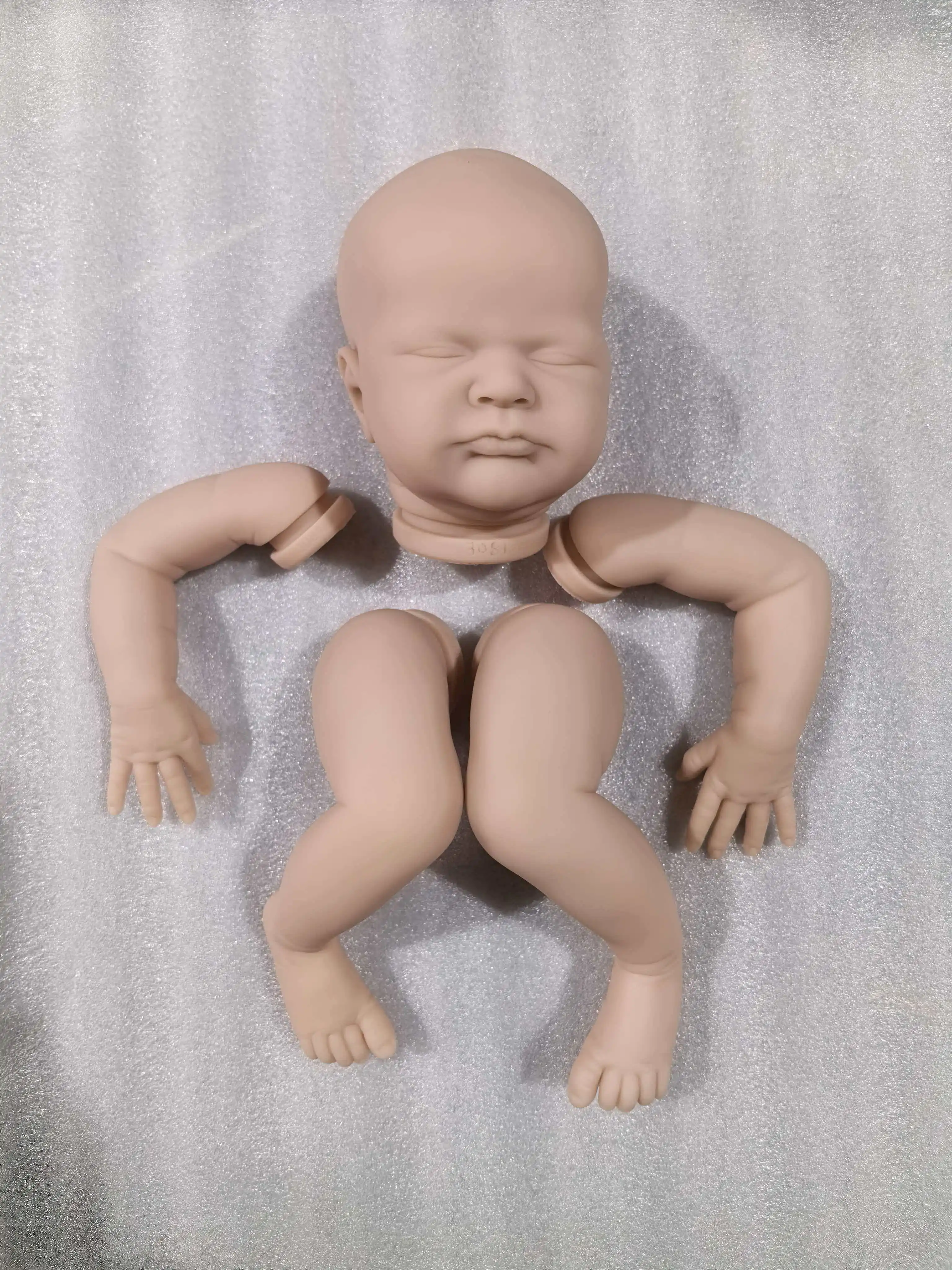 19 Inch NPK Reborn Doll Kit Max Limited Edition - Lifelike Soft Touch French Coloring with Cloth Body for Collectors
