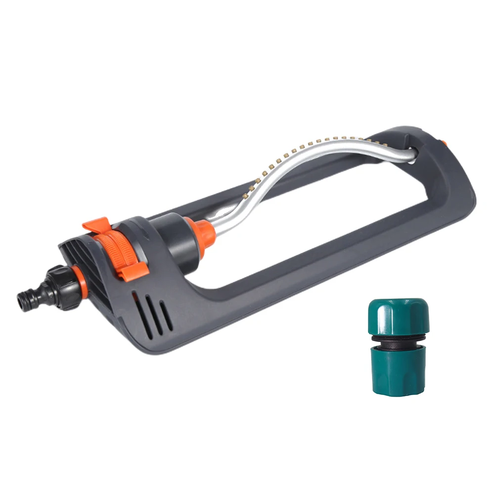 Oscillating Garden Sprinkler 4 Modes Water Sprayer 19 Hole Nozzles with 3/4in Connector for Large Area Coverage Yard Garden Lawn