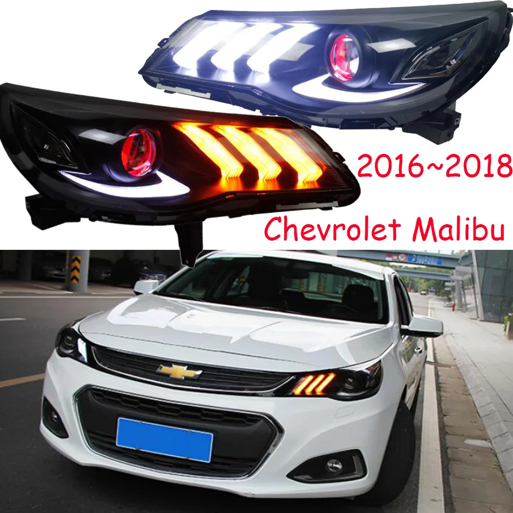 

Car Styling for chevrolet Malibu Headlight 2016~2018/2012~2015 DRL Bi Xenon Lens HI LO Parking HID Fog Lamp Taillight LED