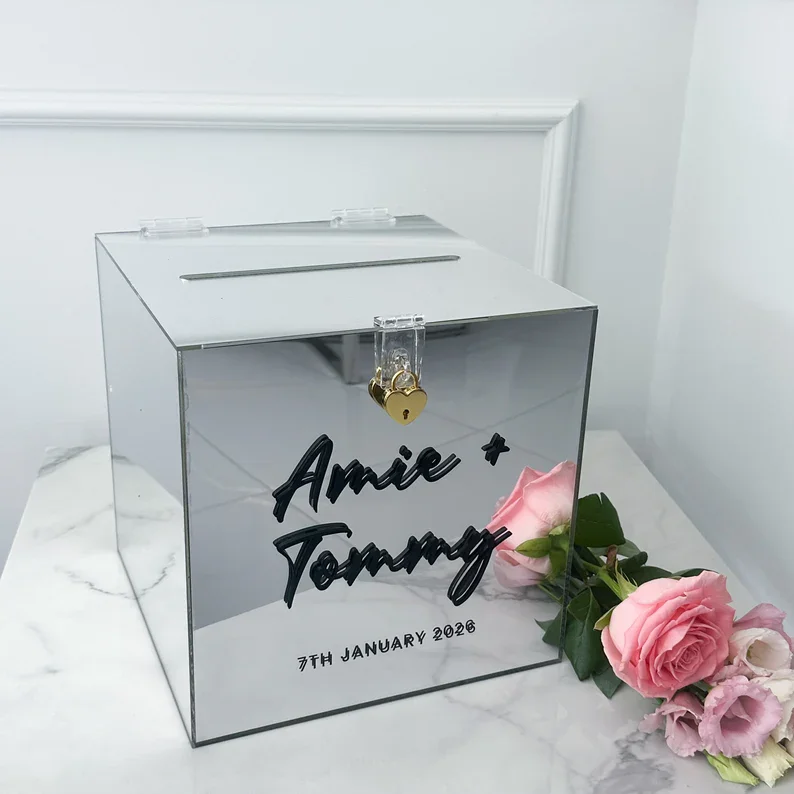 Creative Customized Gift Box with Lock Wedding Annual Meeting Lottery Gift Box Certificate Box