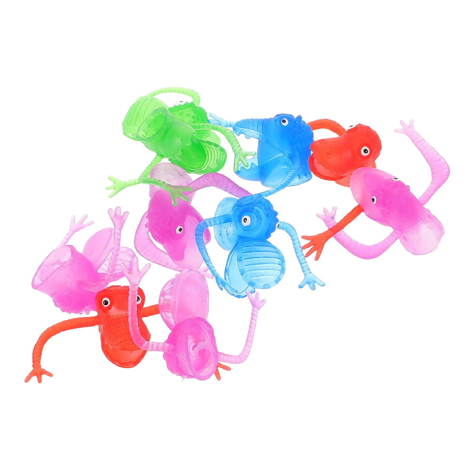 10 Pcs Fun Puppet Show Party Favors Creepy Finger Monsters Puppets Basket