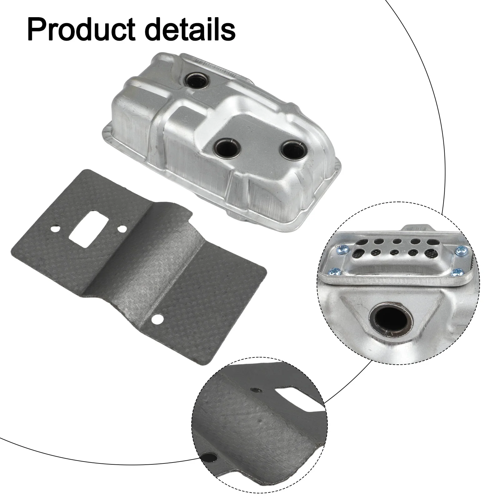 OEM Muffler Assembly Kit for RedMax EBZ6500 EBZ6500RH 577953501 585044201 Designed for Reliability and Efficiency