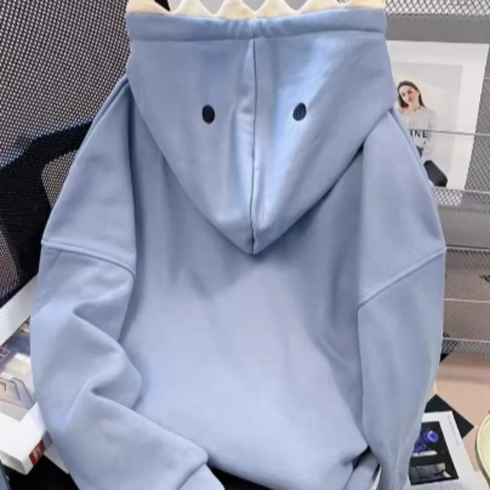 هوديس للنساء لطلاب Kawaii برباط جميل Harajuku ملابس الشارع الإبداع على الطراز الياباني أزياء مريحة متقدمة