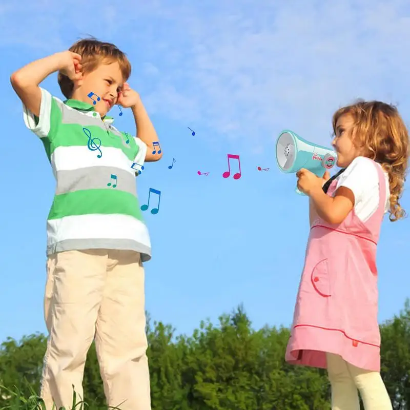 Mégaphone de changement de voix pour enfants, jouet de transformation vocale, modulateur vocal avec fonction de changement de voix et 6 sons