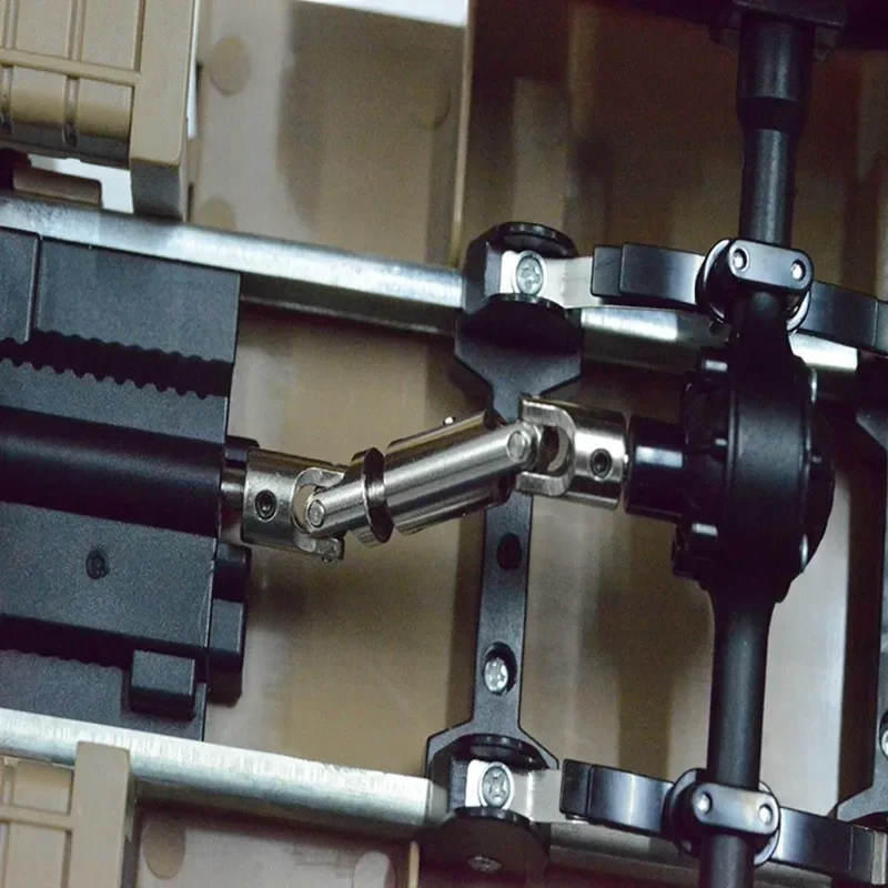 WPL B14 B24 C14 Fayee FY001 FY002 1/16 Camion RC Auto pezzi di ricambio Aggiornamento ingranaggi in metallo asse posteriore