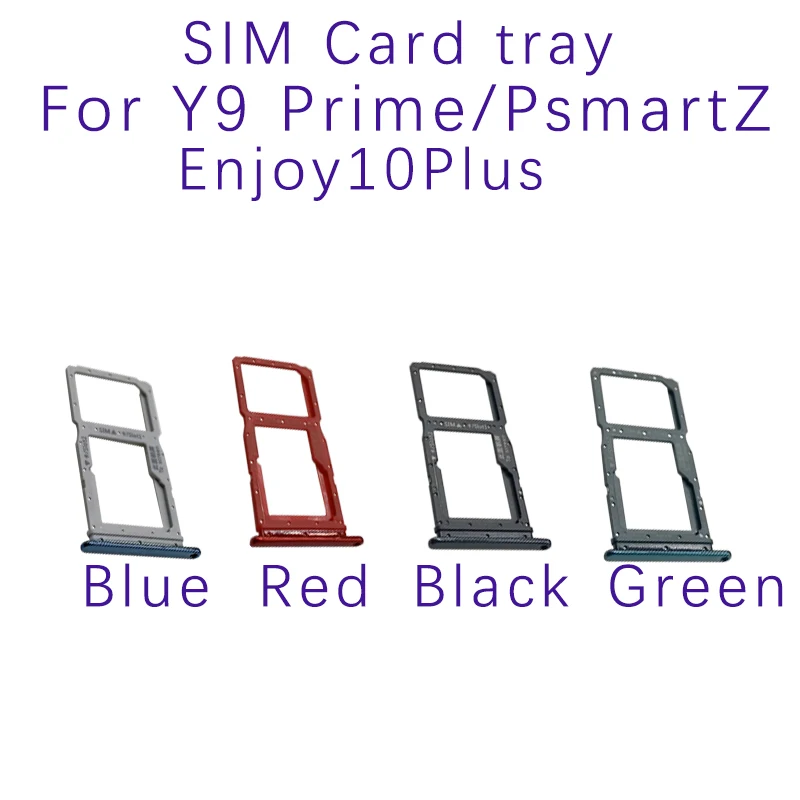 For Huawei P Smart Z 2019 Enjoy 9s 10 Plus Sim Card Slot Tray Holder Sim Card Reader Socket