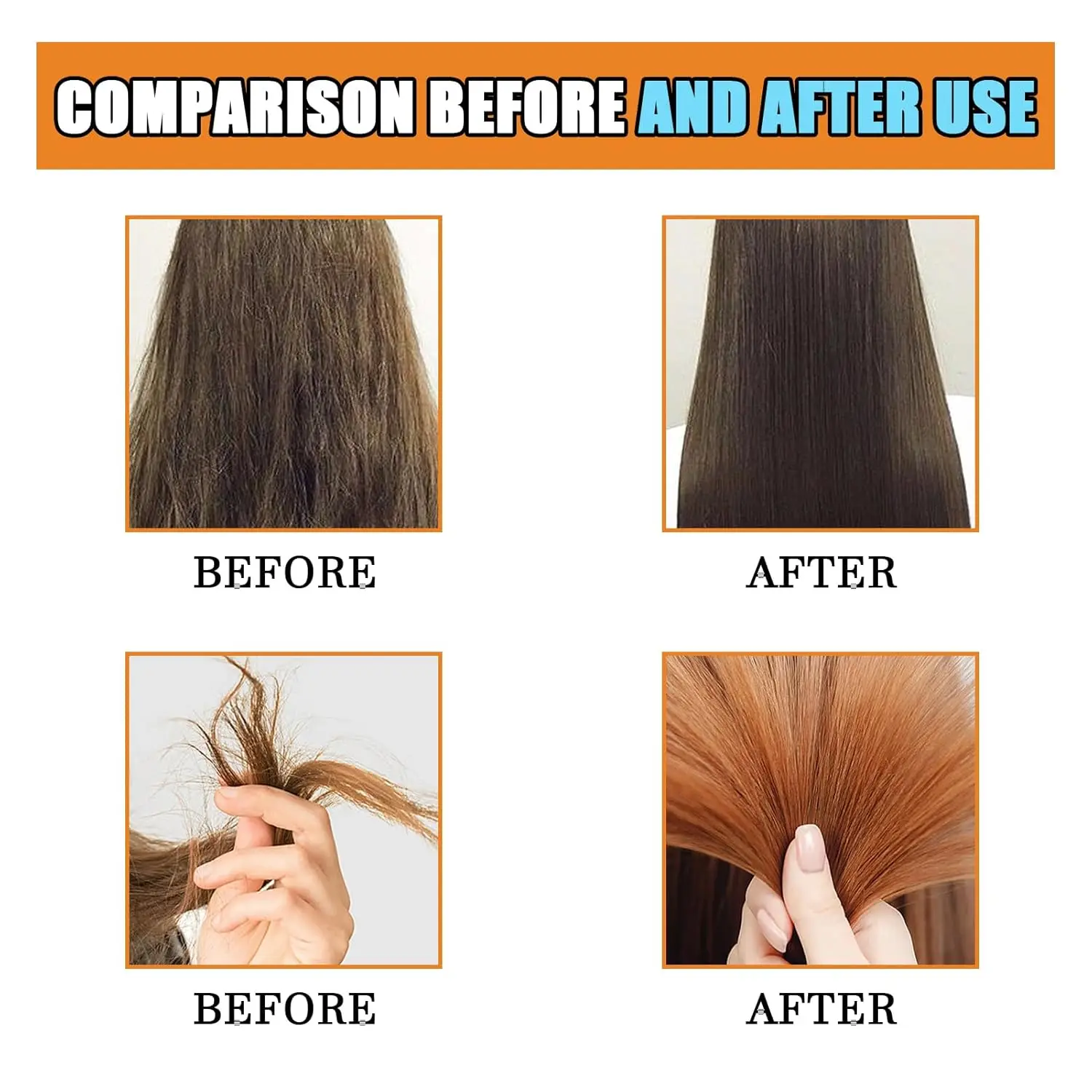 Black Hair Shampoo 200 ml with Smoothing Serum and Detangling Brush, Gradual Gray Coverage Plant-Based Hair Deep Cleaning and Treatment for Unisex view 7
