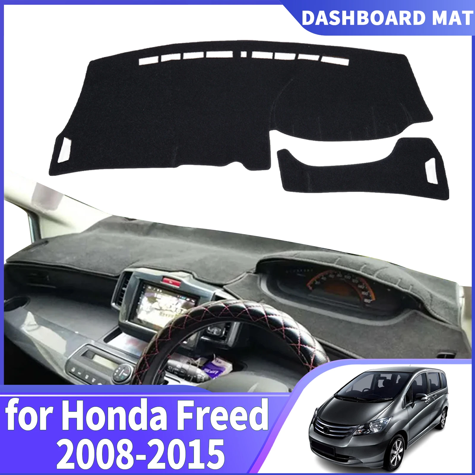

fit for Honda Freed GB3 GB4 GP3 2008-2015 RHD Car DashMat Sunshade Dashmat Dashboard Cover Pad Protective Carpet Accessories