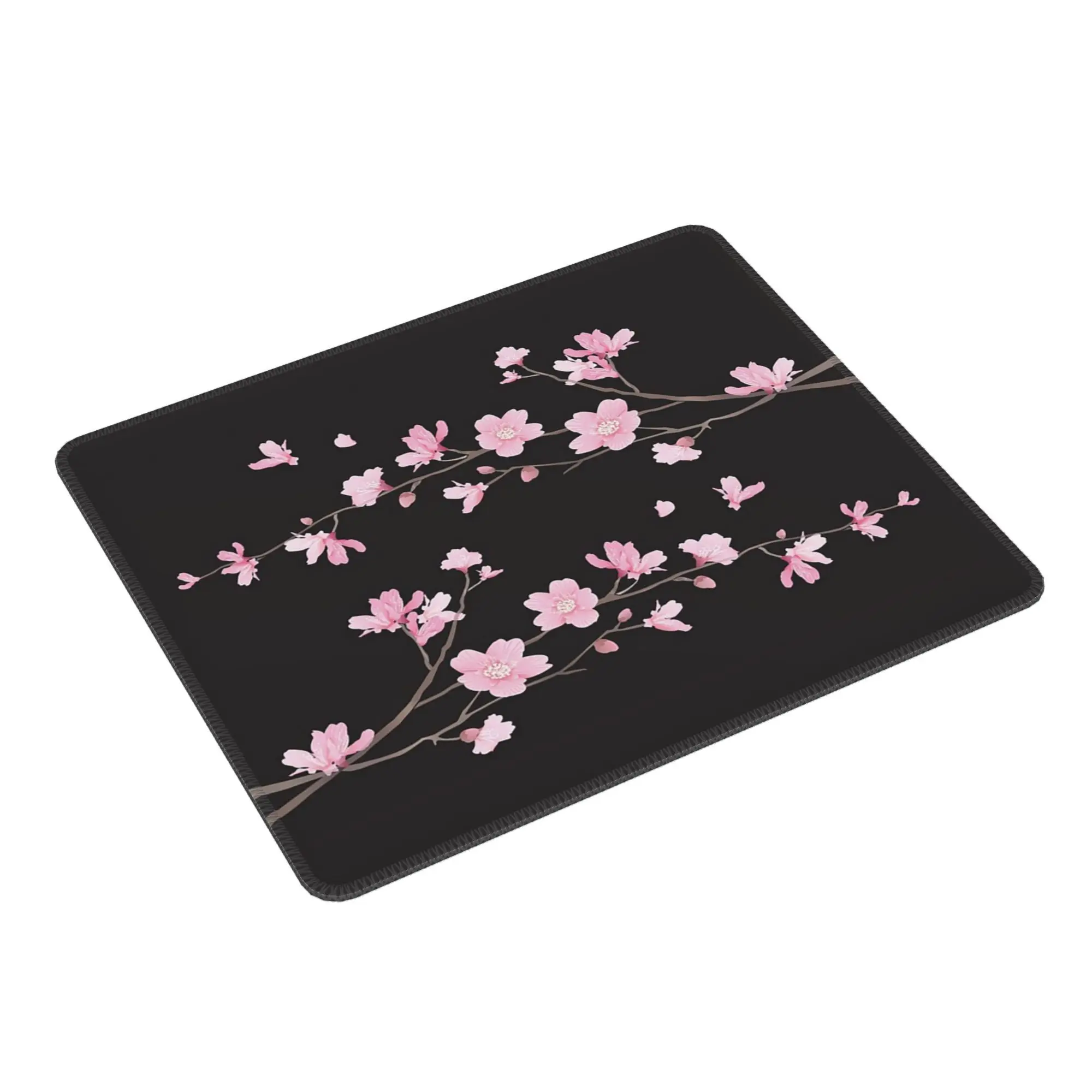 Alfombrilla de ratón con forma de flor de cerezo, alfombrilla para teclado de ordenador, alfombrilla para ratón, Gaming, PC, portátil, escritorio, accesorios de oficina, alfombrillas para mesa