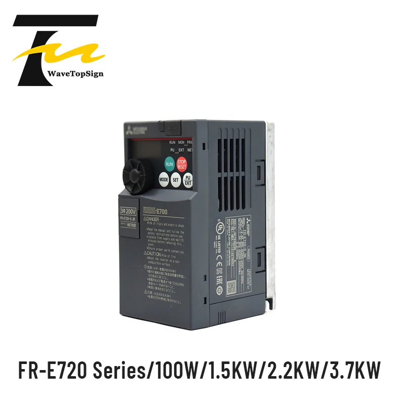 

WaveTopSign Inverter 3phase 220V FR-E720-0.2K FR-E720-0.4K FR-E720-0.75K FR-E720-1.5K FR-E720-3.7K FR-E720-5.5K