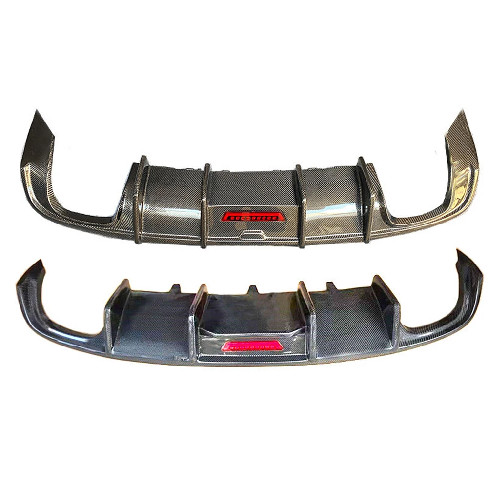 A5 S-LINE S5 Carbon Fiber Fibre Rear Bumper lip Diffuser Fit For AUDI A5 S-LINE S5 2008-2011