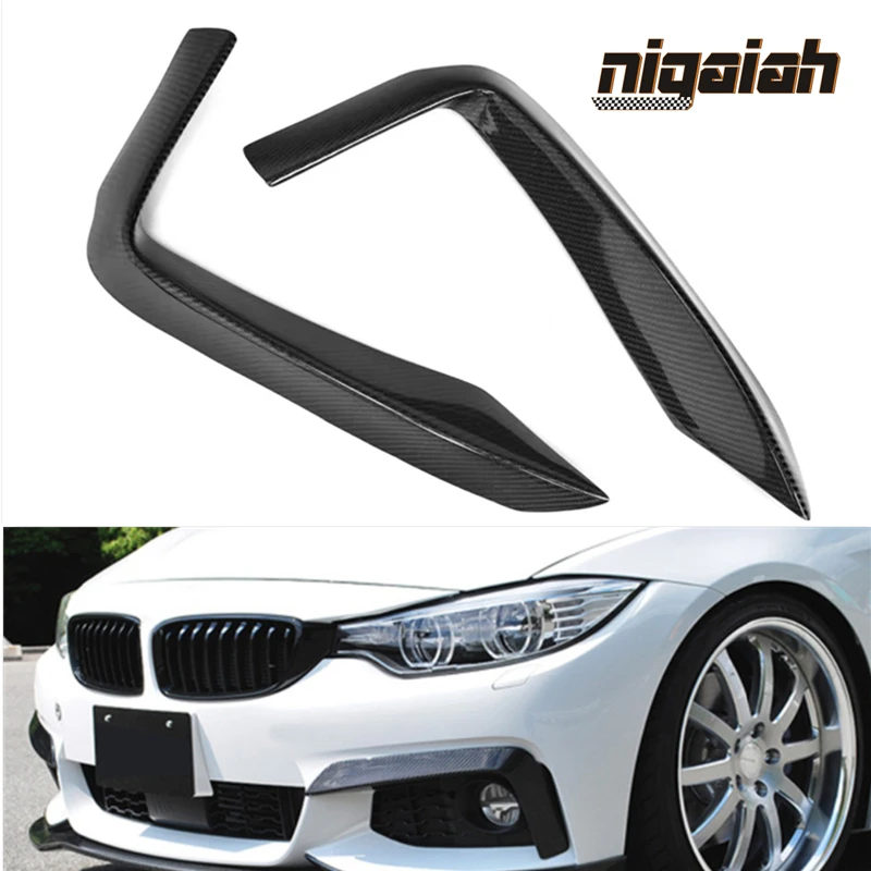 

Передний бампер, противотуманная фара, Сплиттеры, плавники для BMW 4 серии F32 F33 F36 M Sport 2014 - 2018 углеродное волокно