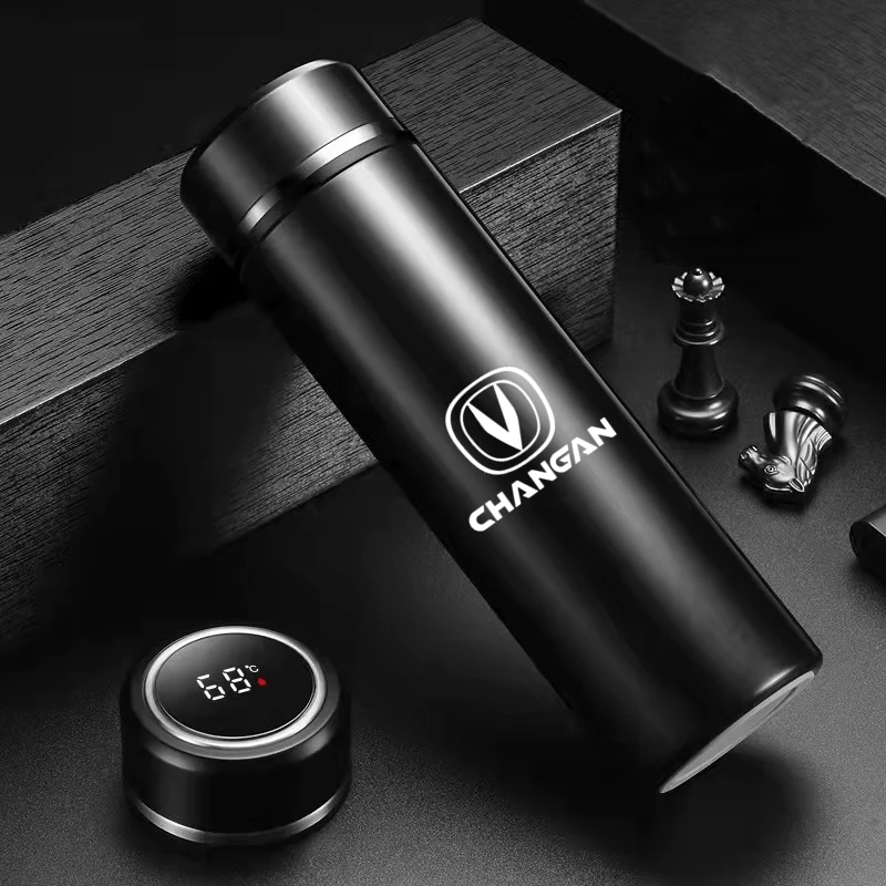 

Car Intelligent Thermos Cup Touch Display Temperature Stainless Steel For Changan cs35 cs15 cx70 cs55 cs95 cs75 cs75fl plus