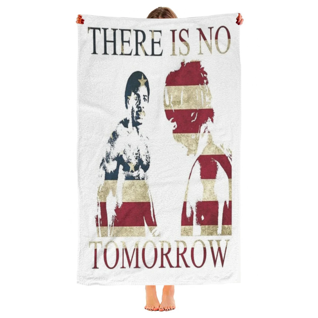 Rocky There Is No Tomorrow Beach Towel  Poncho Bathing Towels Cover-ups Quick Dry Sand Free Yoga Spa Gym Pool