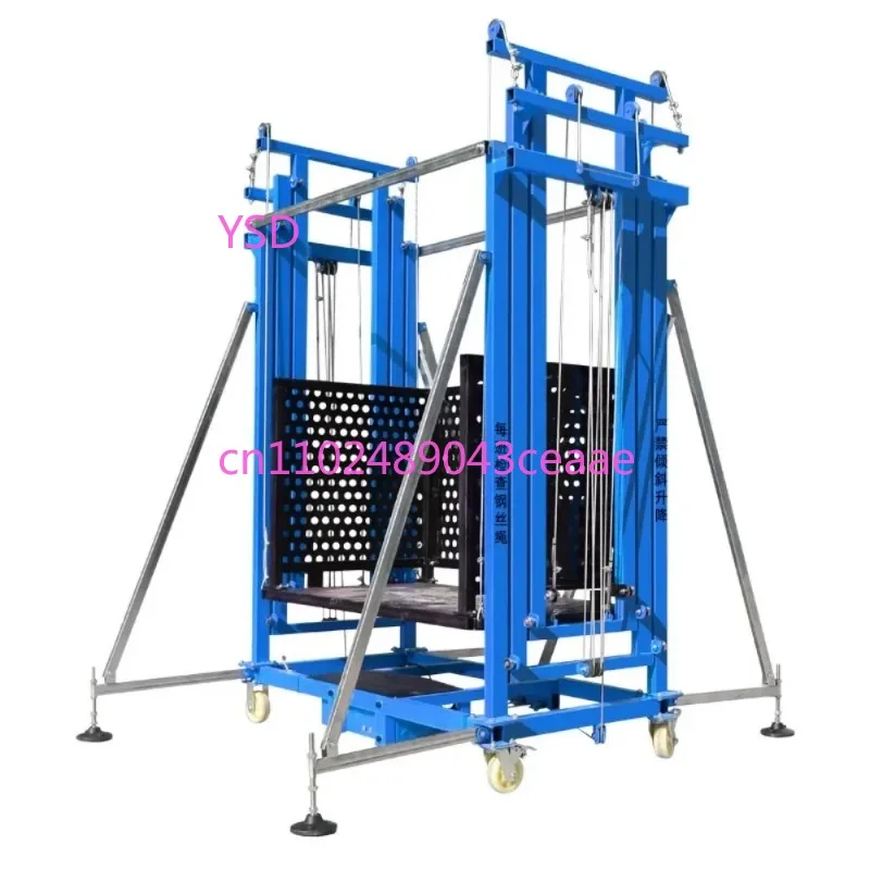 

Electric scaffolding mobile automatic lifting platform small elevator new construction lifting foldable