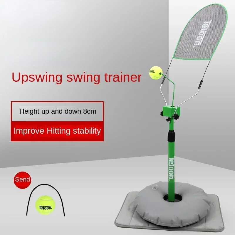 Tennis Top Spin Swing Trainer, Adjustable Height Rebound Training Aid for Professional Action Correction, Indoor and Outdoor Use