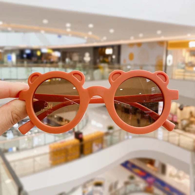 2026 Modische Neue UV400 Kinder-Sonnenbrille mit Weichen Bärenohren Runde Sonnenbrille für Babys Mädchen Jungen Kleinkinder Outdoor Strand Urlaub Geschenk – Detail 21