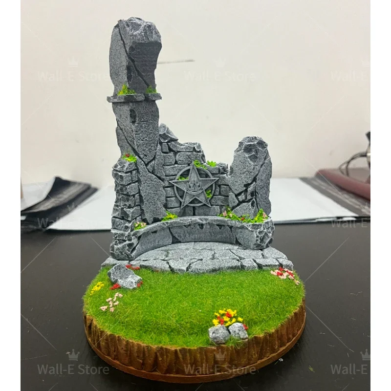 

В наличии Saint Seiya Myth Cloth Knight Gold The Gold Zodiac Индивидуальная сцена Пластиковая будка для алтаря Аниме Фигурка Сцены