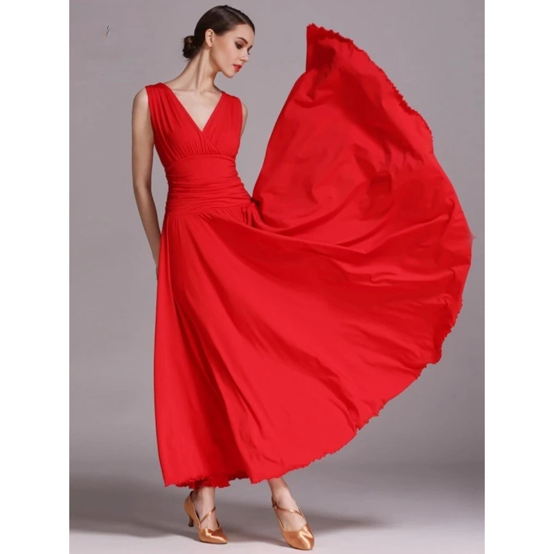 

National Standard Dance Skirt Modern Dance Skirt S8006 Ballroom Dance Skirt Dance Skirt Swing Skirt Performance Dress